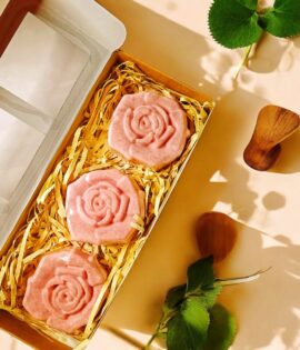 Rose Clay Soap (set of 3)