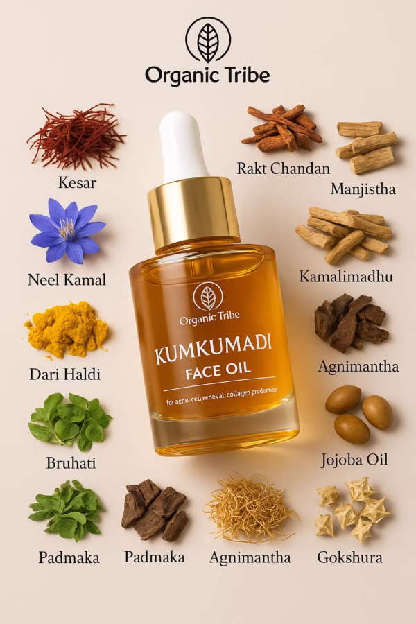 Kumkumadi Face Oil (Anti-Aging & Skin Brightening)