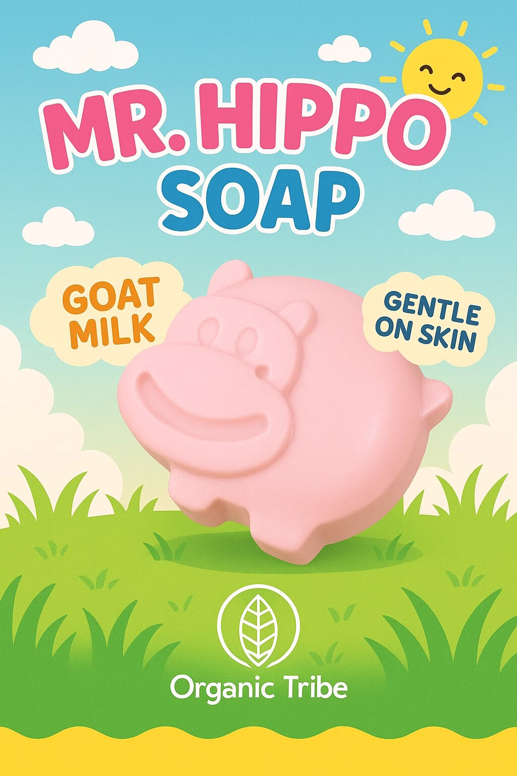 Mr.Hippo Soap (Goat Milk)