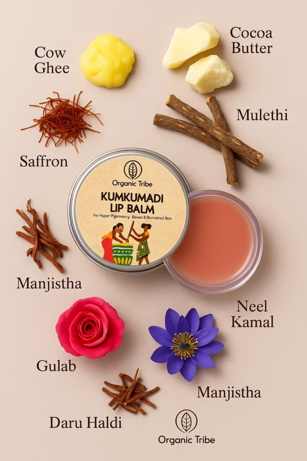 Kumkumadi Lip balm (Hydrates,Nourishes & Brighten Lips)