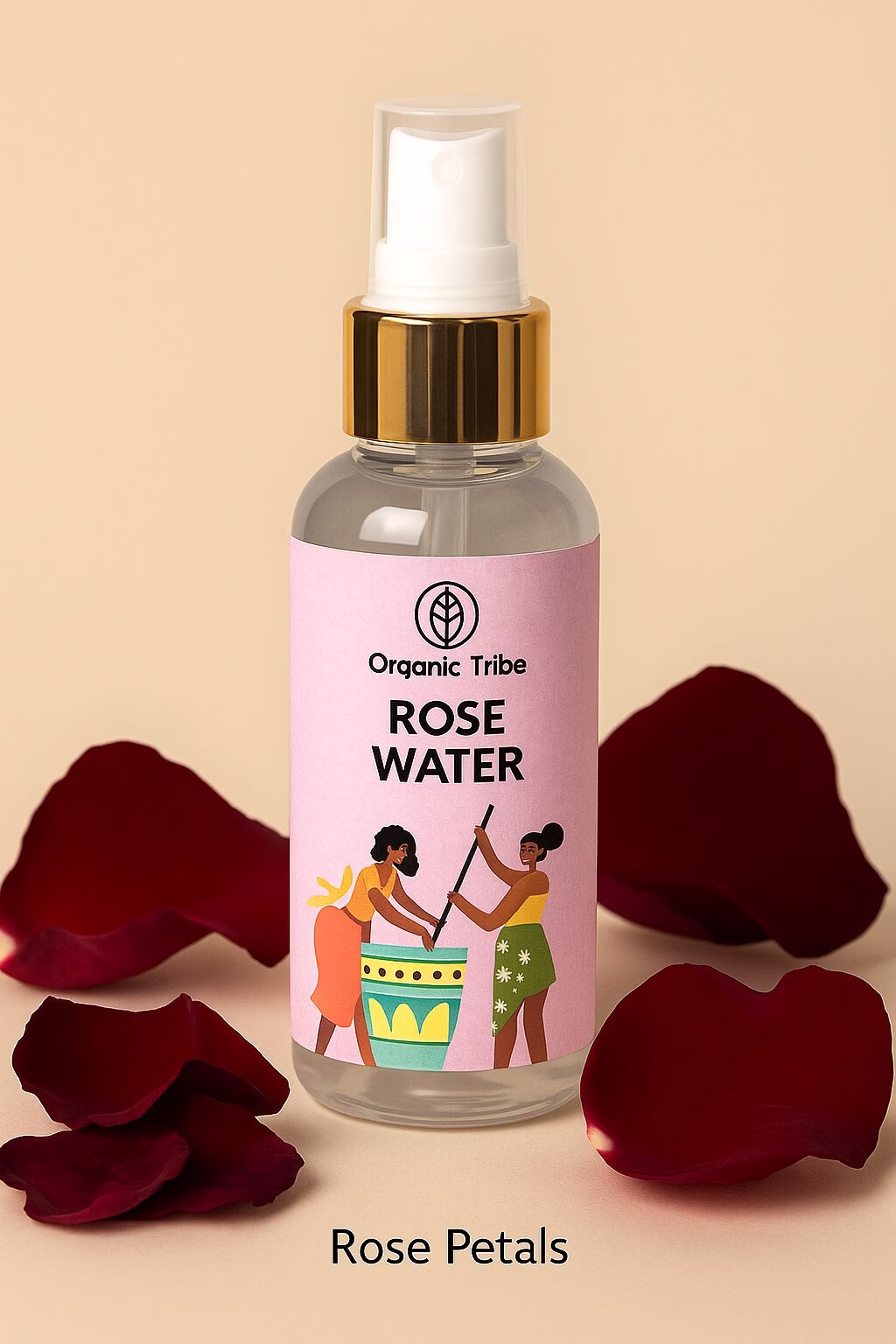 Rose Water (Balances PH & Hydrates Skin)