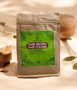 Natural Dark Brown Hair Colour (Repairs Hair+Natural Shine)
