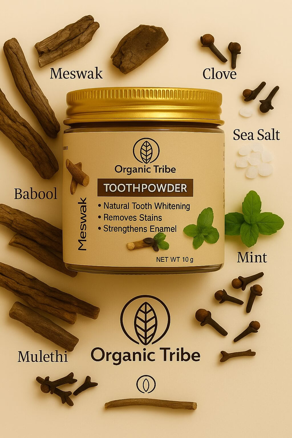 Meswak Toothpowder (Strong Gums,Fights Cavity)
