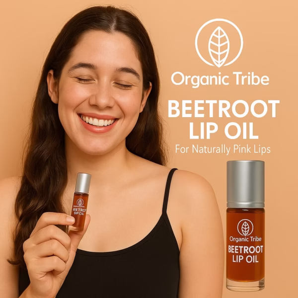 Beetroot Lip Oil ( Lightens Dark lips & hydrates) - Image 2