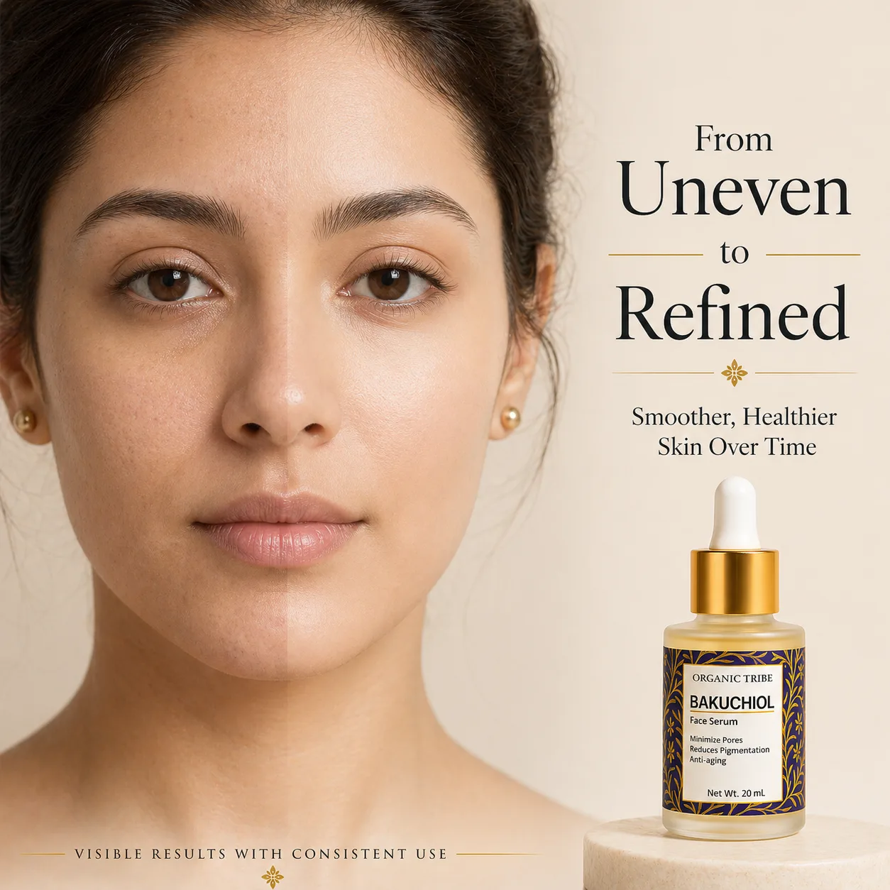 Bakuchiol Face Serum , Refined Skin- Organic