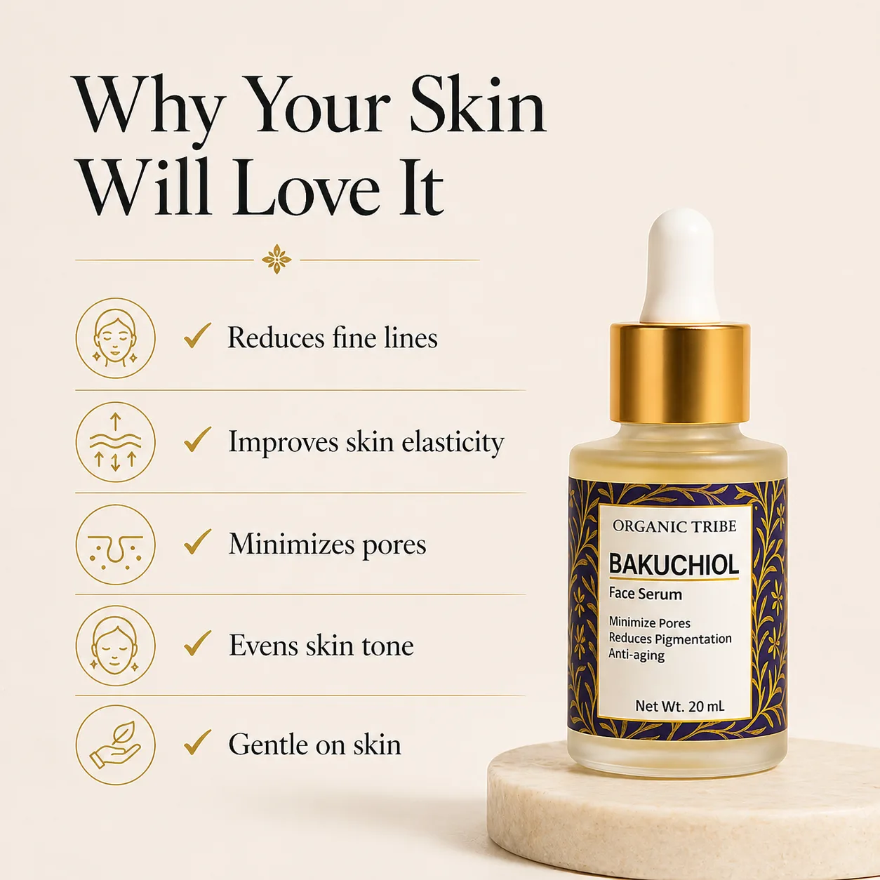 Bakuchiol Face Serum , why your skin will love it - Organic