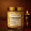 Organic Tribe Chandan Mulethi Face Wash Powder made with sandalwood and mulethi for gentle cleansing and skin brightening