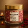 Organic Tribe Manjistha Face Pack made with Ayurvedic manjistha herb for skin detox, brightening, and acne care
