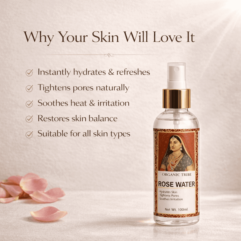 ROSE WATER ORGANIC TRIBE - WHY YOUR SKIN WILL LOVE IT