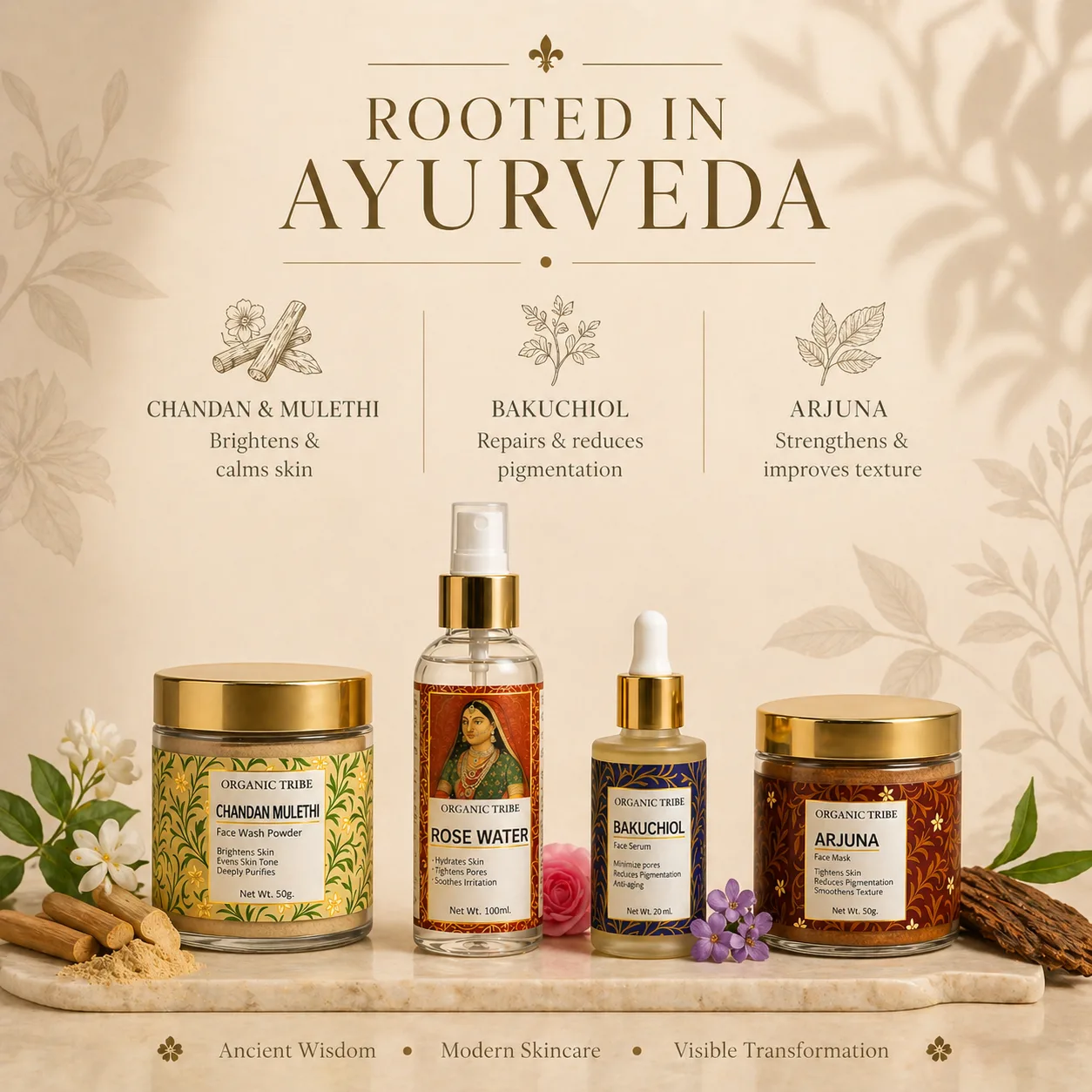 anti-pigmentation ritual, rooted in ayurveda - organic tribe