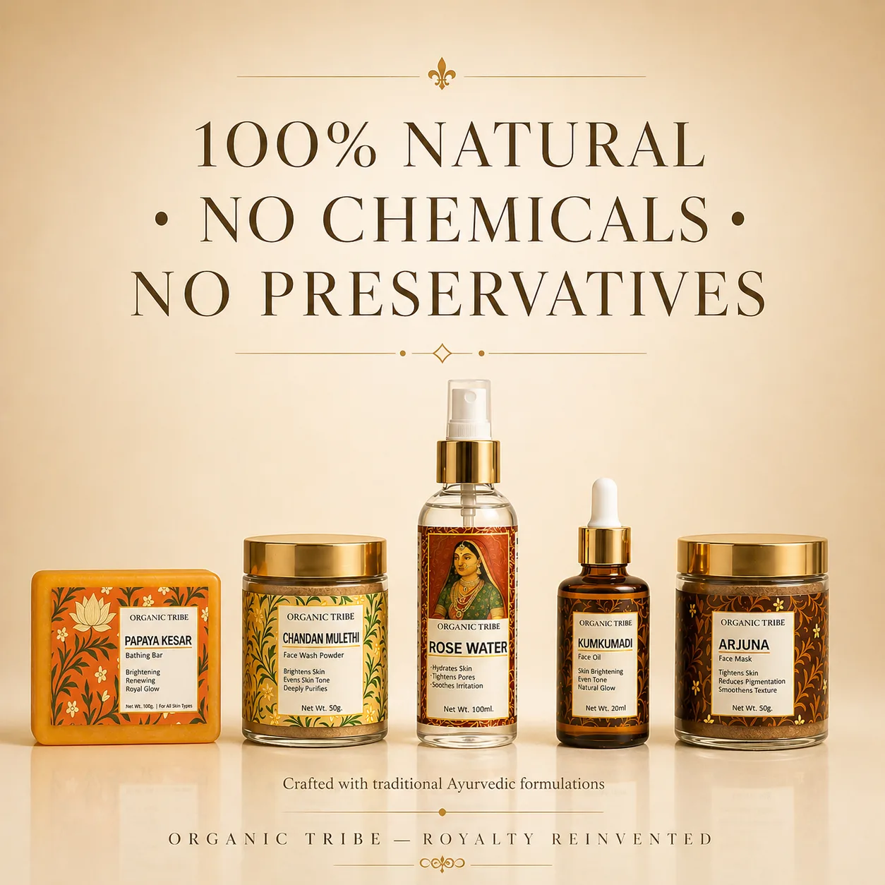 royal glow , 100% natural-- organic tribe