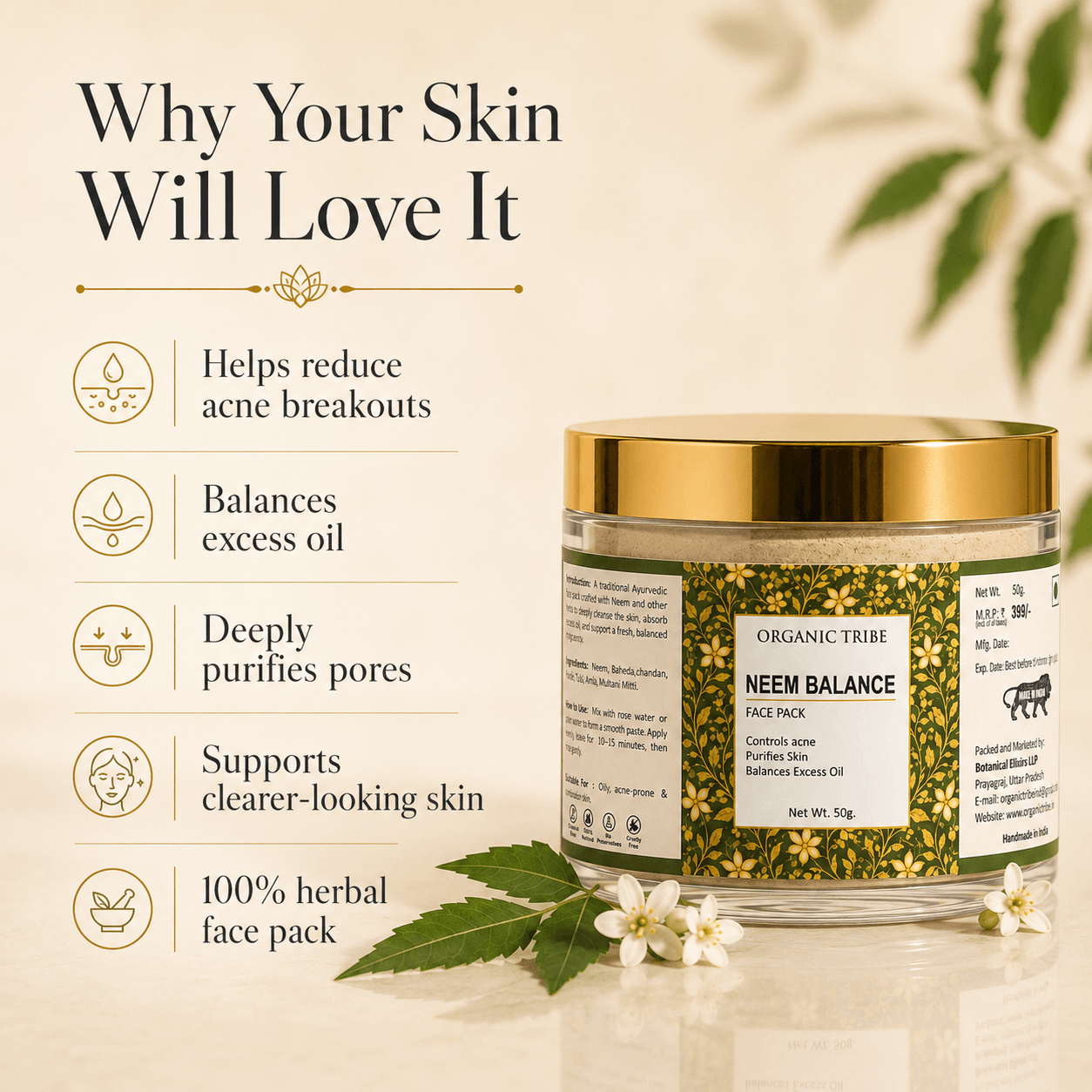 Neem face pack