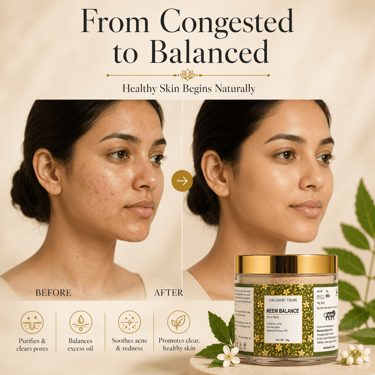 Neem face pack
